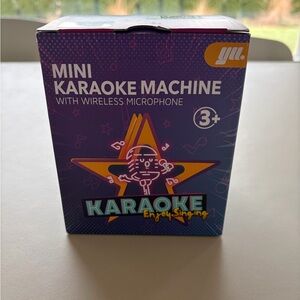 Mini Karaoke Machine with Wireless Microphones